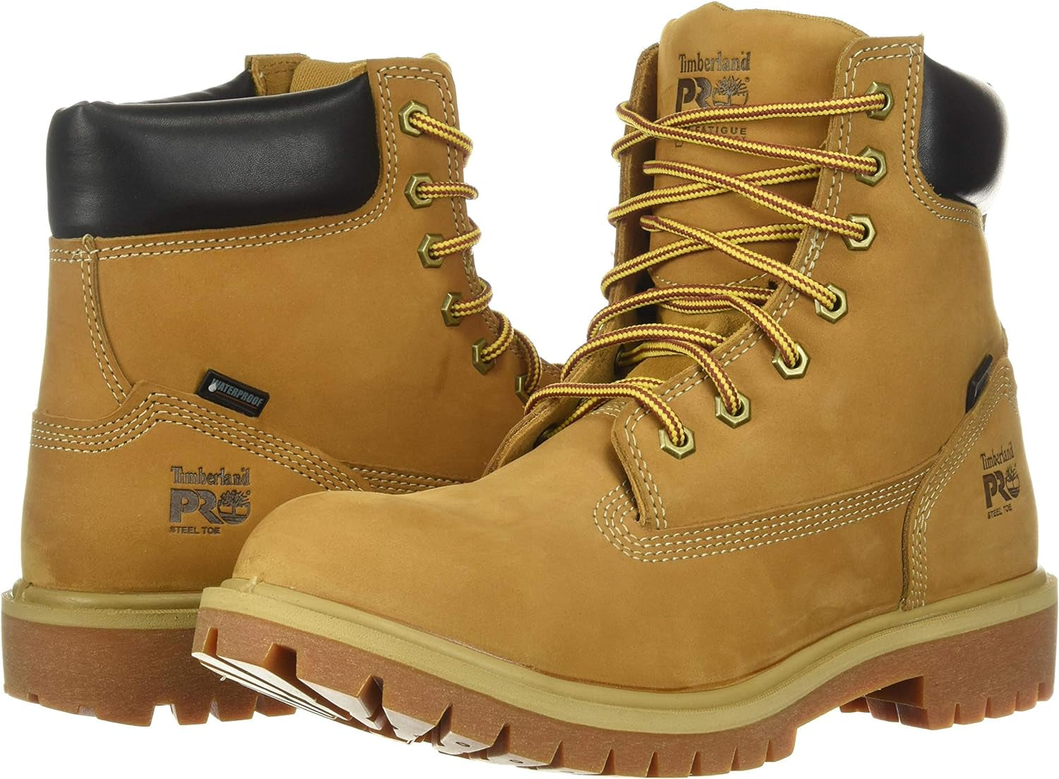 Women'S Direct Attach 6 Inch Steel Safety Toe Insulated Waterproof Industrial Work Boot, Wheat Nubuck, 10