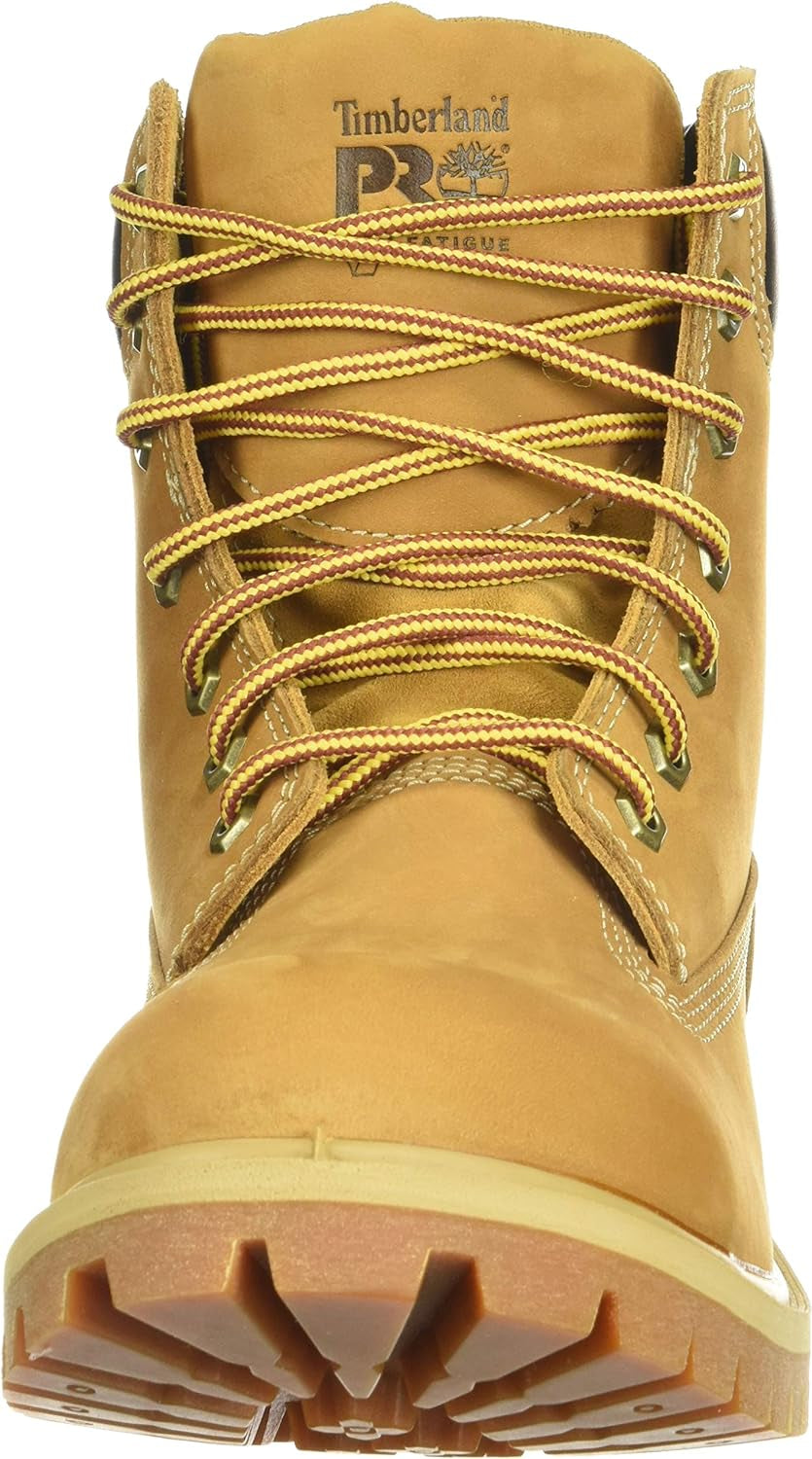 Women'S Direct Attach 6 Inch Steel Safety Toe Insulated Waterproof Industrial Work Boot, Wheat Nubuck, 10